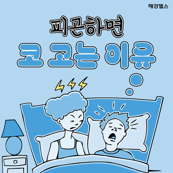 잘 때마다 드르렁…코 자주 곤다면 '주의'